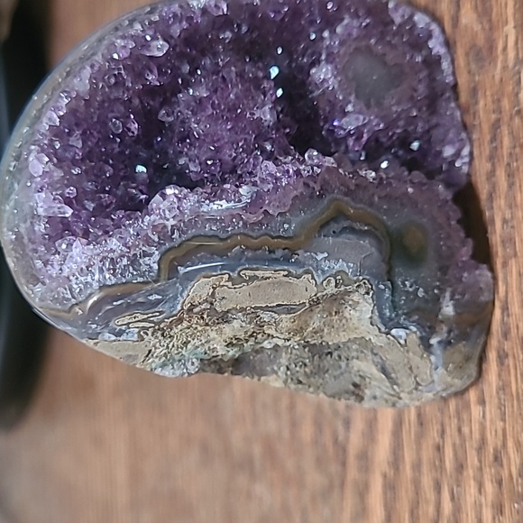 Uraguayan Amythyst Druzy Freeform 3pc Set - Picture 10 of 10